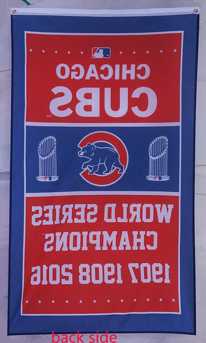 Chicago Cubs Flag-3x5Ft MLB Cubs Banner-100% polyester