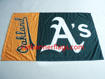 Oakland Athletics Flag-3x5Ft MLB Athletics Banner-100% polyester
