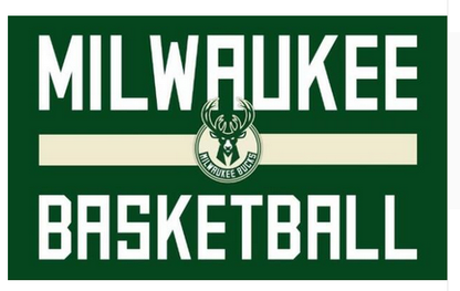Milwaukee Bucks Flag-3x5 NBA Bucks Banner-100% polyester