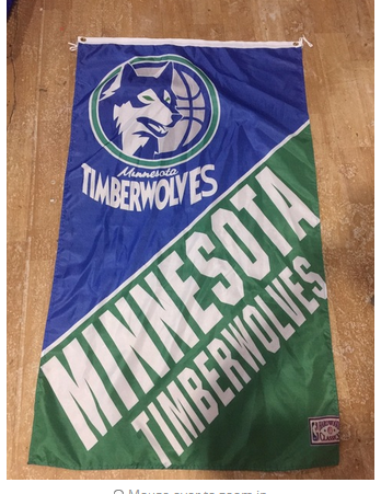 Minnesota Timberwolves Flag-3x5 Banner-100% polyester