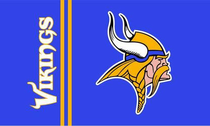 Minnesota Vikings Flag-3x5 NFL Minnesota Vikings Flag Banner-100% polyester