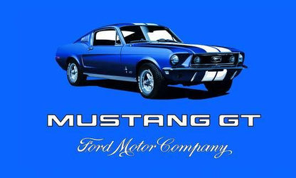 Ford Mustang Flag-3x5 Banner-100% polyester