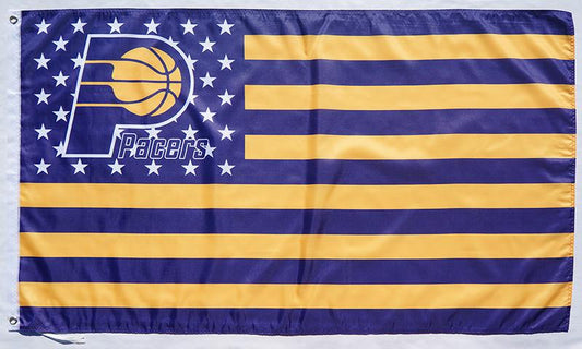 Indiana Pacers Flag-3x5 NBA Pacers Banner-100% polyester