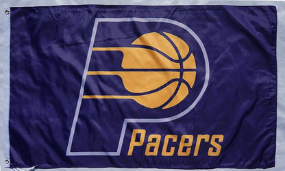 Indiana Pacers Flag-3x5 NBA Pacers Banner-100% polyester