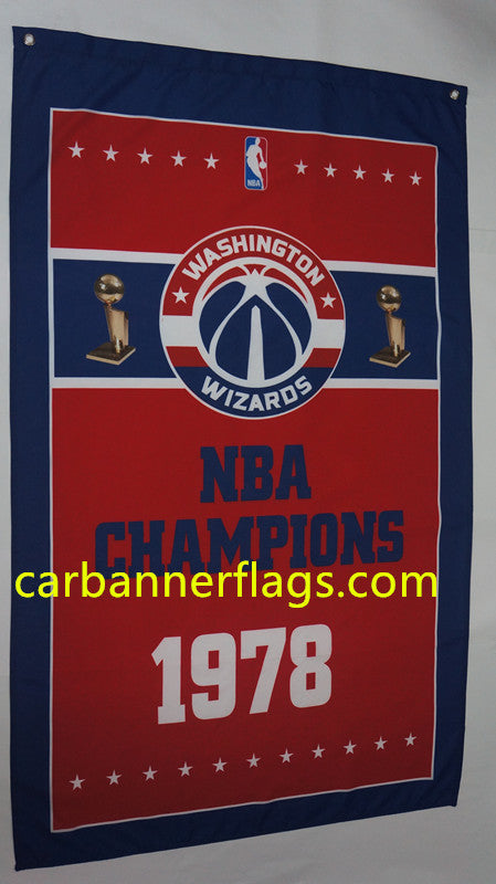 Washington Wizards Flag-3x5Ft NBA Wizards Banner-100% polyester