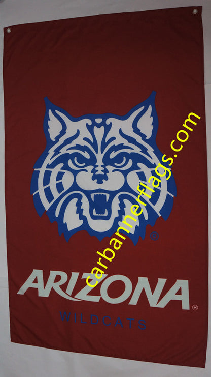 NCAA Arizona Wildcats Flag  2015 Arizona National Championship flag