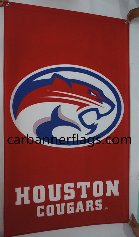 NCAA Houston Cougars Flags University of Houston Banner -3x5ft -100% polyester