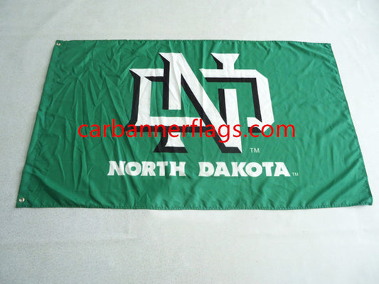 NCAA North Dakota Fighting Hawks Flags North Dakota University Banner -3x5ft -100% polyester