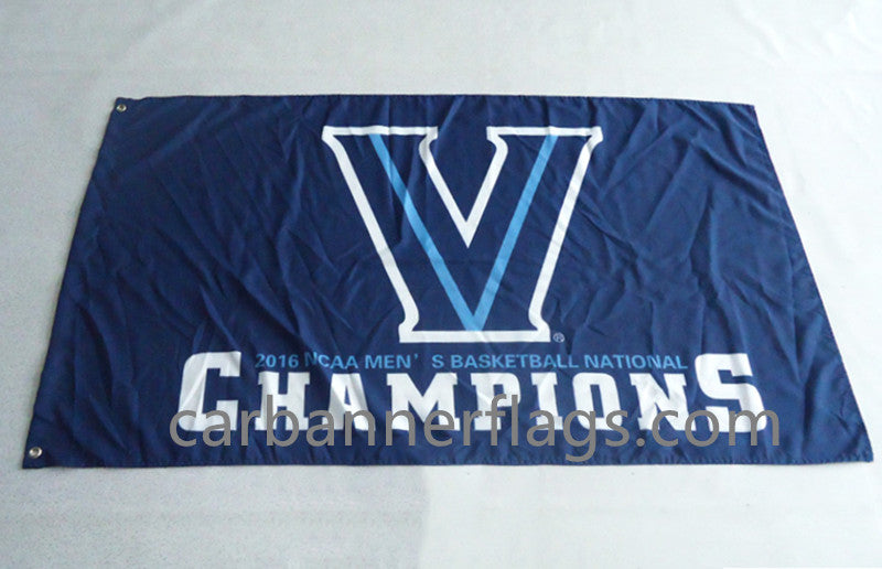 NCAA Villanova Wildcats flag 3x5ft  Men's Basketball National Champions Villanova University banner 100% Polyester