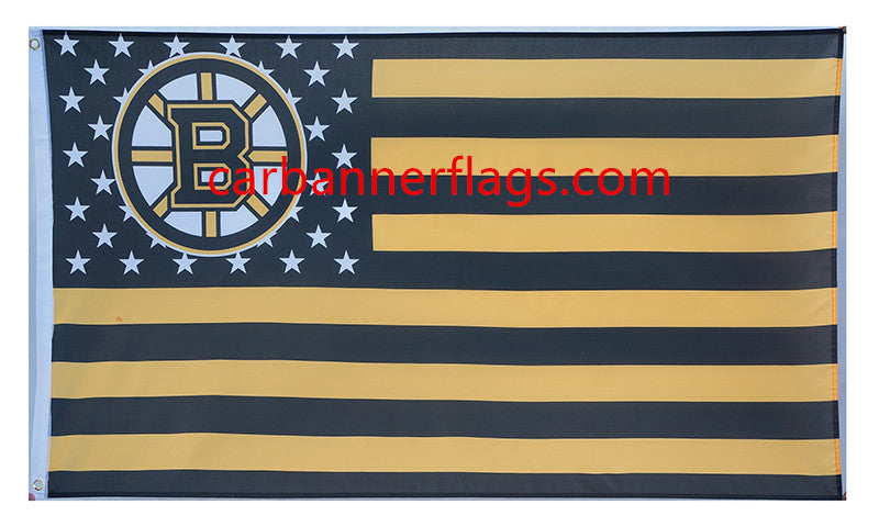 Boston Bruins Flag-3x5FT NHL Bruins Banner-100% polyester