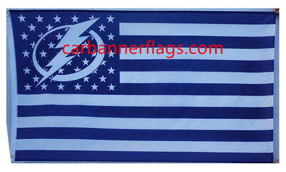 Tampa Bay Lightning Flag-3x5ft NHL Lightning Banner-100% polyester