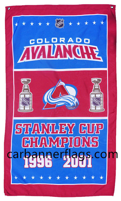 Colorado Avalanche Flag-3x5FT NHL Avalanche Banner-100% polyester