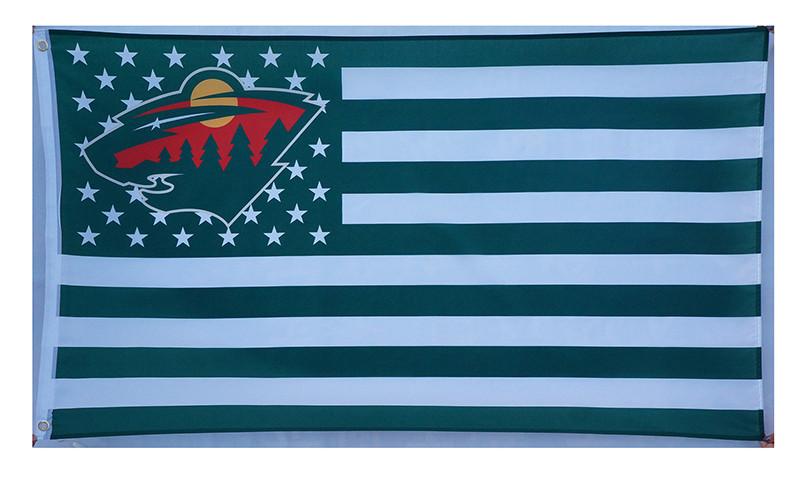 Minnesota Wild Flag-NHL Mn Wild Flag-3x5ft Banner-100% polyester