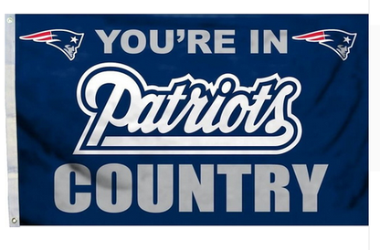 New England Patriots Flag-3x5 NFL Banner-100% polyester