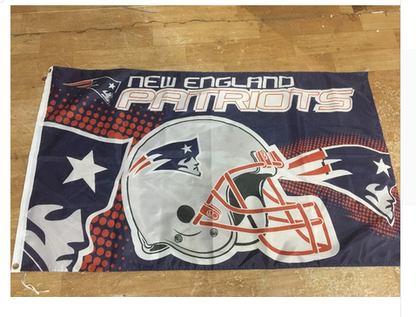 New England Patriots Flag-3x5 NFL Banner-100% polyester