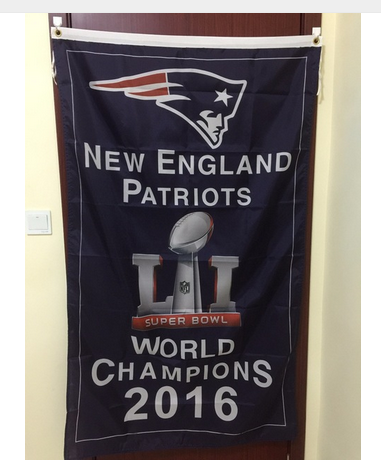 New England Patriots Flag-3x5 NFL Banner-100% polyester