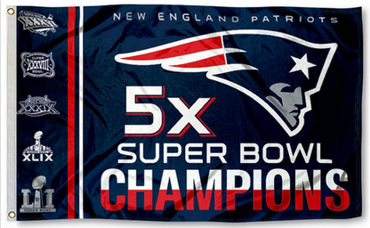 New England Patriots Flag-3x5 NFL Banner-100% polyester