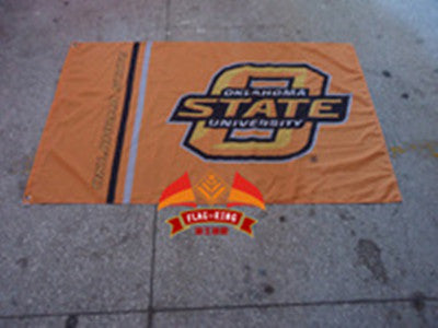 NCAA Oklahoma State Cowboys flag 90*150CM 100% polyster  University of Oklahoma State Banner