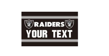 Las Vegas Raiders Flag Oakland Raiders Flag-3x5 NFL Banner-100% polyester-black