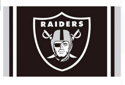 Las Vegas Raiders Flag Oakland Raiders Flag-3x5 NFL Banner-100% polyester-black