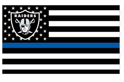 Las Vegas Raiders Flag Oakland Raiders Flag-3x5 NFL Banner-100% polyester-black