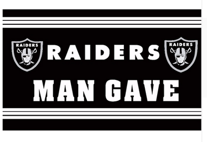 Las Vegas Raiders Flag Oakland Raiders Flag-3x5 NFL Banner-100% polyester-black