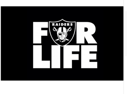 Las Vegas Raiders Flag Oakland Raiders Flag-3x5 NFL Banner-100% polyester-black