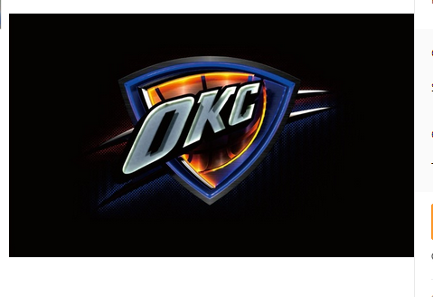 Oklahoma City Thunder Flag-3x5FT NBA Thunder Banner-100% polyester