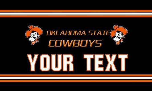 NCAA Oklahoma State Cowboys flag 90*150CM 100% polyster  University of Oklahoma State Banner