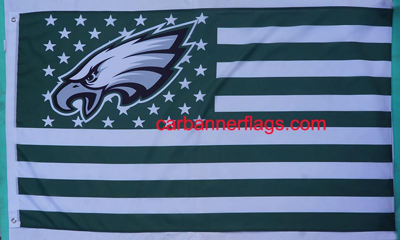 Philadelphia Eagles Flag-3x5 new NFL Philadelphia Eagles Flag Banner-100% polyester-Strips & Stars-gloves