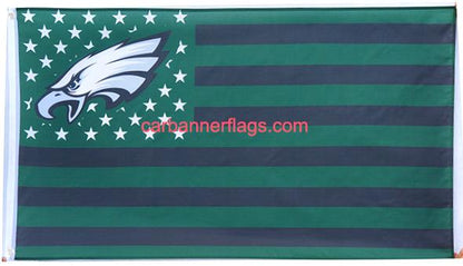 Philadelphia Eagles Flag-3x5 new NFL Philadelphia Eagles Flag Banner-100% polyester-Strips & Stars-gloves