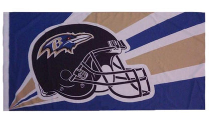 Baltimore Ravens Flag-3x5 NFL Banner-100% polyester-gloves-champions