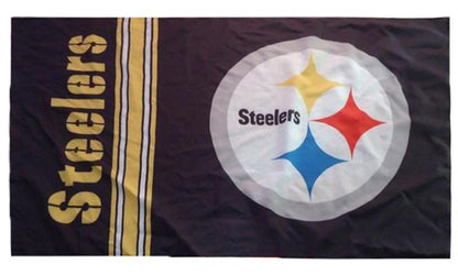Pittsburgh Steelers Flag-3x5 NFL the Terrible Towel Flag Banner-100% polyester-Free shipping for USA