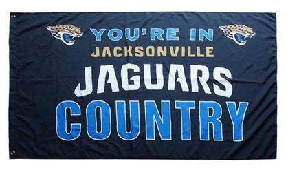 Jacksonville Jaguars Flag-3x5 NFL Banner-100% polyester- Free shipping for USA