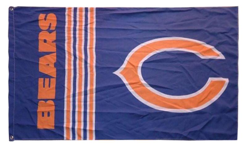 Chicago Bears Flag-3x5 NFL Banner-100% polyester