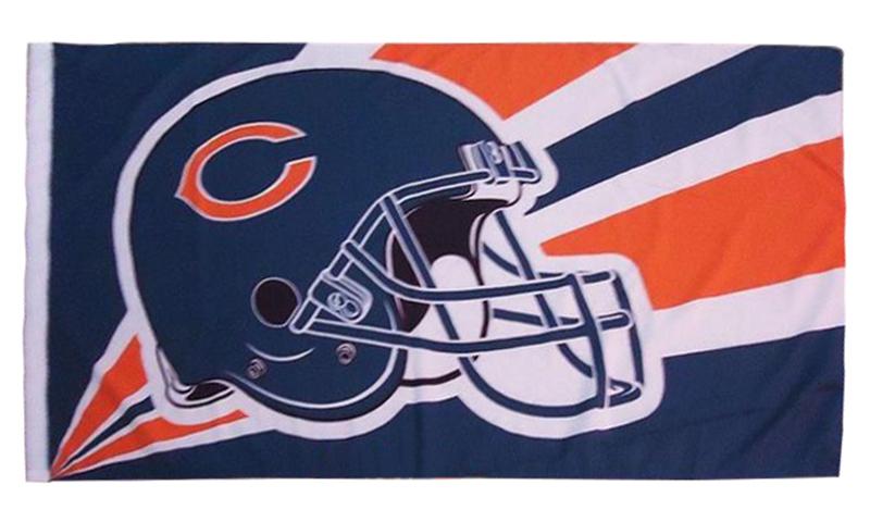 Chicago Bears Flag-3x5 NFL Banner-100% polyester