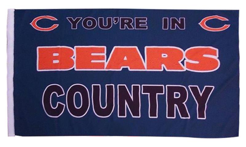 Chicago Bears Flag-3x5 NFL Banner-100% polyester