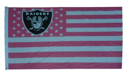 Las Vegas Raiders Flag Oakland Raiders Flag-3x5 NFL Banner-100% polyester-black
