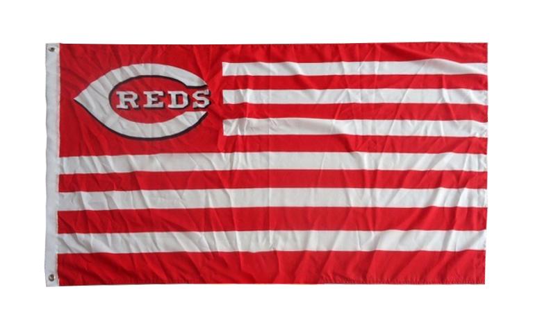 Cincinnati Reds Flag-3x5Ft MLB Reds Banner-100% polyester