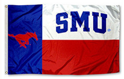 NCAA SMU Mustangs flag 3x5ft Southern Methodist University banner 100% Polyester