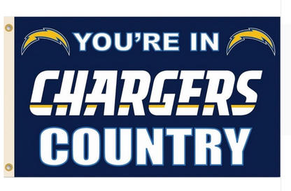 San Diego Chargers Flag-3x5 NFL Los Angeles Chargers Banner-100% polyester