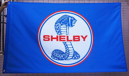 Ford Shebly Flag-3x5 FT Banner-100% polyester-2 Metal Gromme Shelby Banner