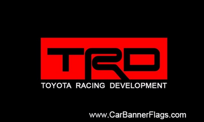 TRD Flag-Toyota TRD Flag-TRD Toyota Motor Sports Racing Flag-3x5 FT Banner-100% polyester-2 Metal Grommets