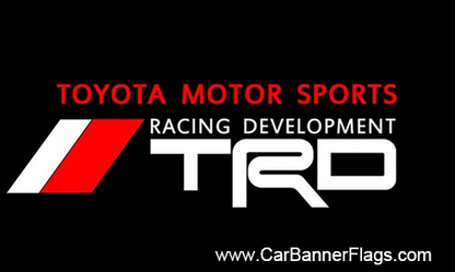 TRD Flag-Toyota TRD Flag-TRD Toyota Motor Sports Racing Flag-3x5 FT Banner-100% polyester-2 Metal Grommets