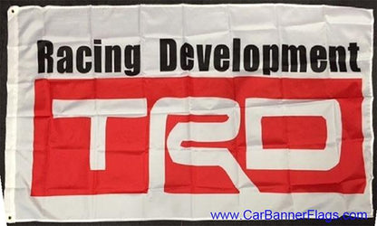 TRD Flag-Toyota TRD Flag-TRD Toyota Motor Sports Racing Flag-3x5 FT Banner-100% polyester-2 Metal Grommets