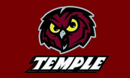 NCAA Temple Owls Flag 90*150CM Temple University banner 100% Polyester Digital Printing