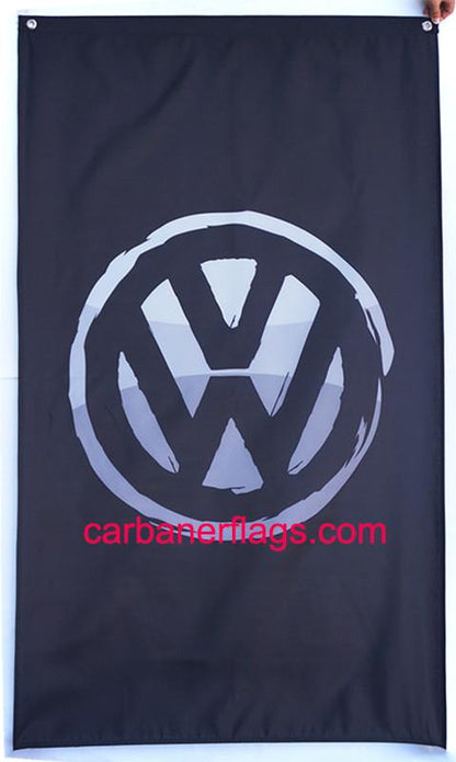 Volkswagen Flag-3x5 VW Banner-100% polyester