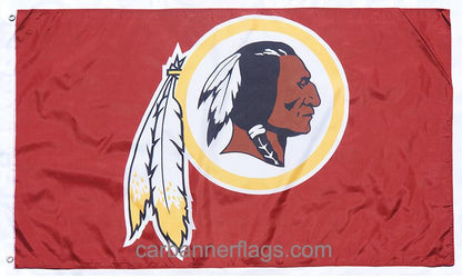 Washington Redskins Flag-3x5 NFL Redskins Banner-100% polyester Washington Commanders Banner Flags