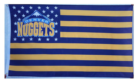 Denver Nuggets Flag-3x5FT NBA Nuggets Banner-100% polyester