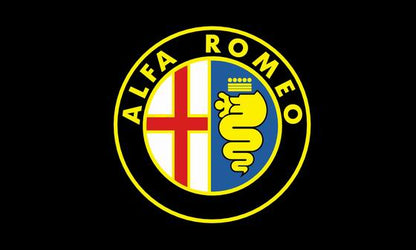 Alfa Romeo Flag-3x5 checkered Banner-Metal Grommets